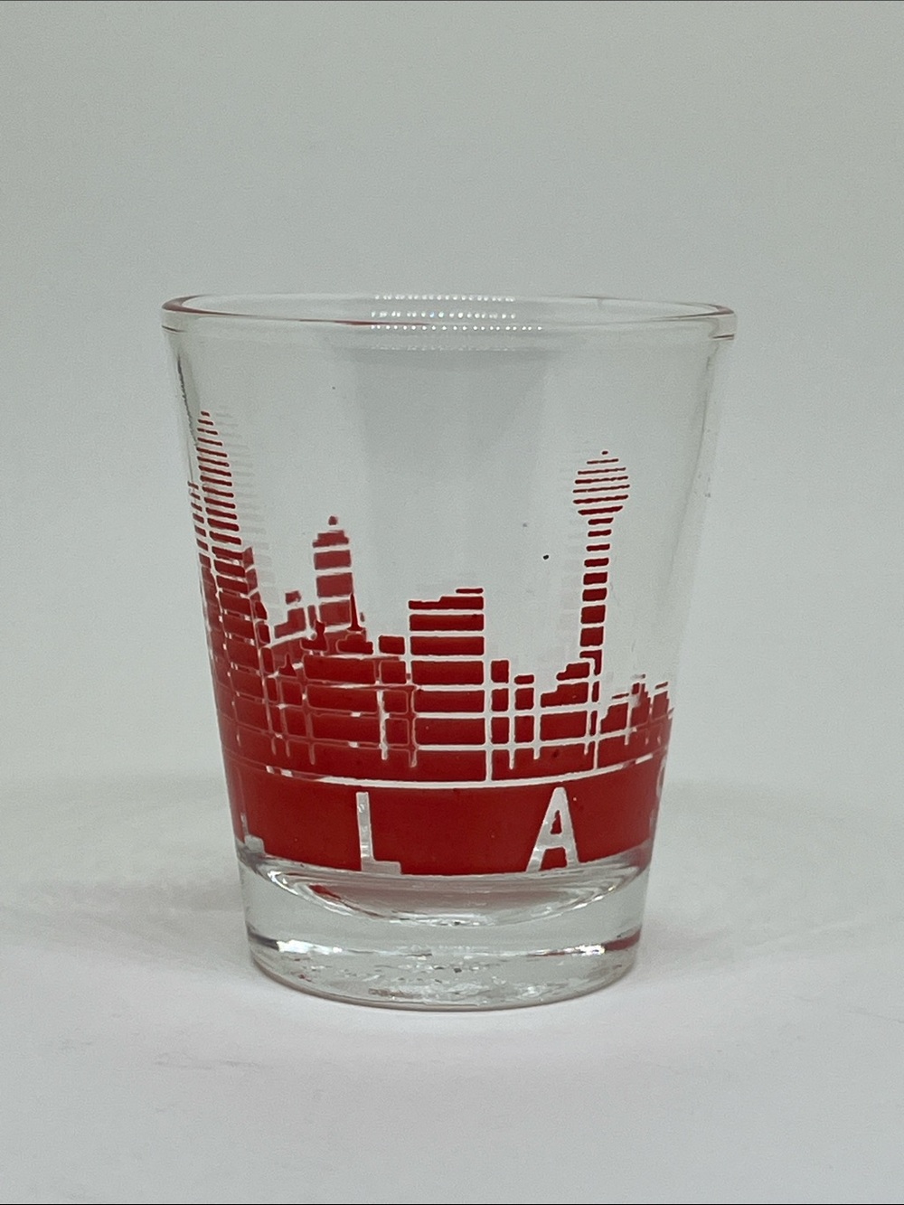 Dallas Red Cityscape Shot Glass - Picture 4 of 6